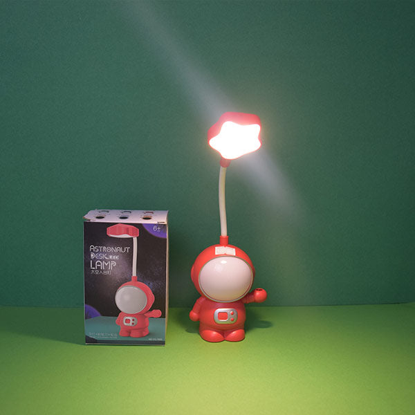 Astronaut Desk Led Lamp With charging cable with Different Colors